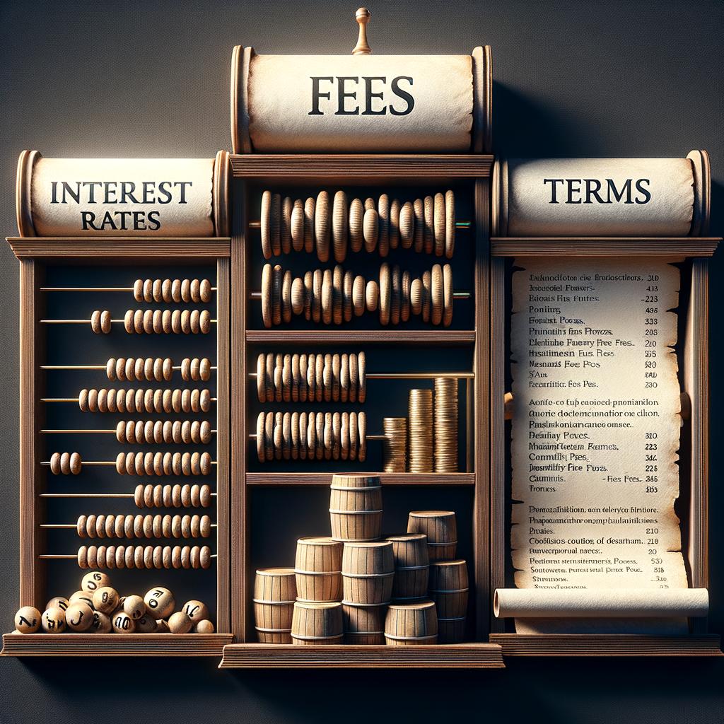 Key Factors to Assess: Interest ‍Rates, Fees, and Terms