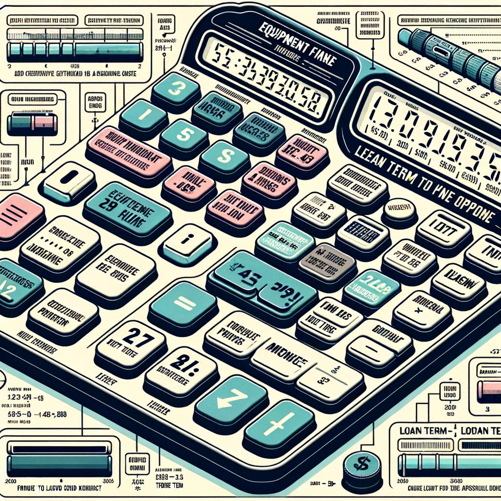 Key ⁤Features to Look ⁢for⁢ in ⁣an Equipment Finance ⁣Calculator