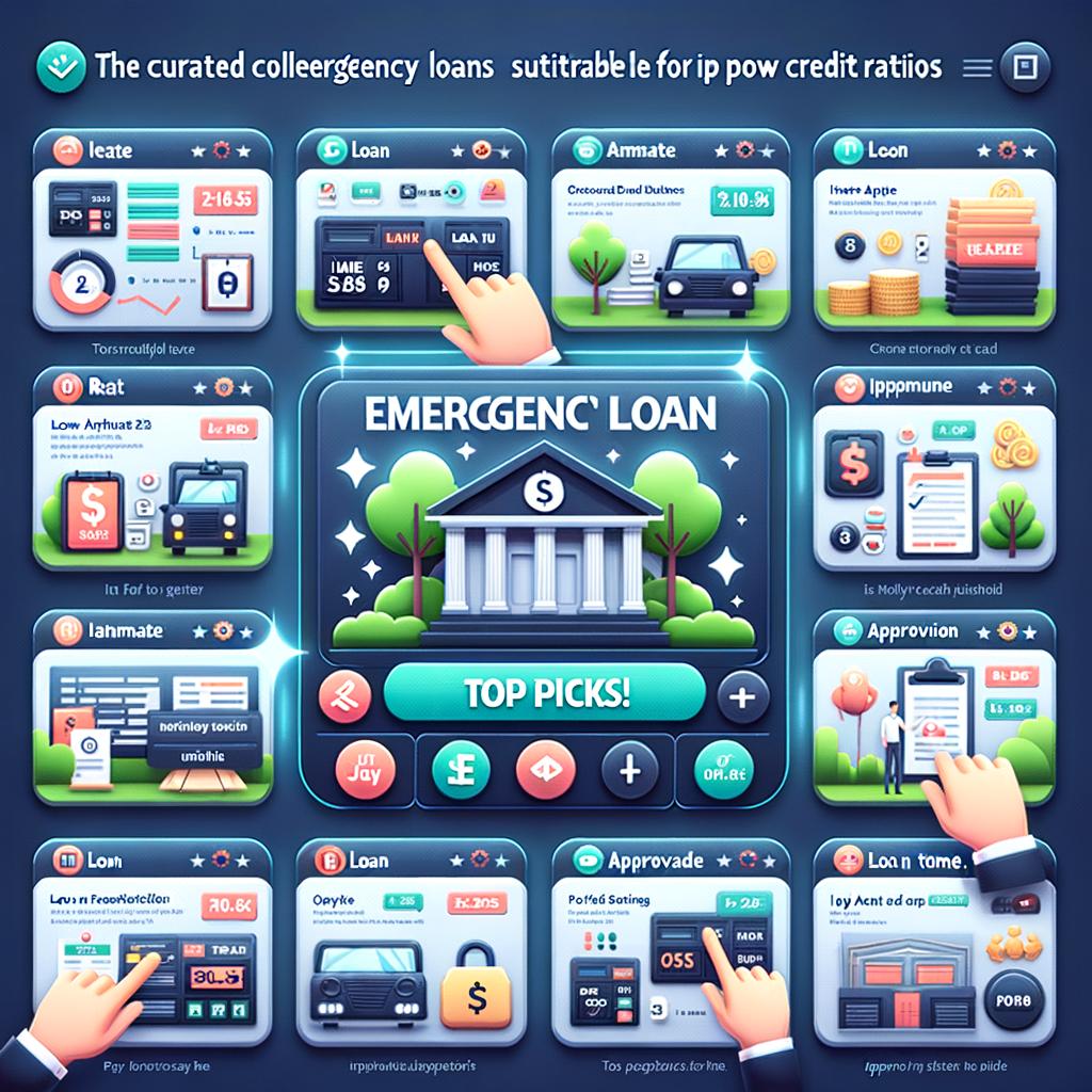 Top⁤ Picks: Emergency Loans for​ Bad Credit This June