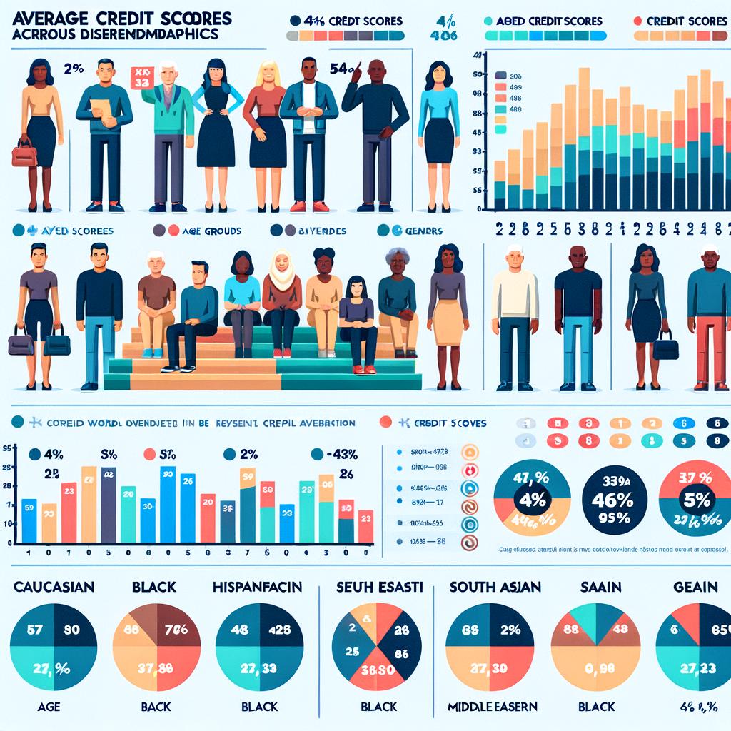 Analyzing Trends: ⁣How Average​ Credit Scores Vary by Demographics