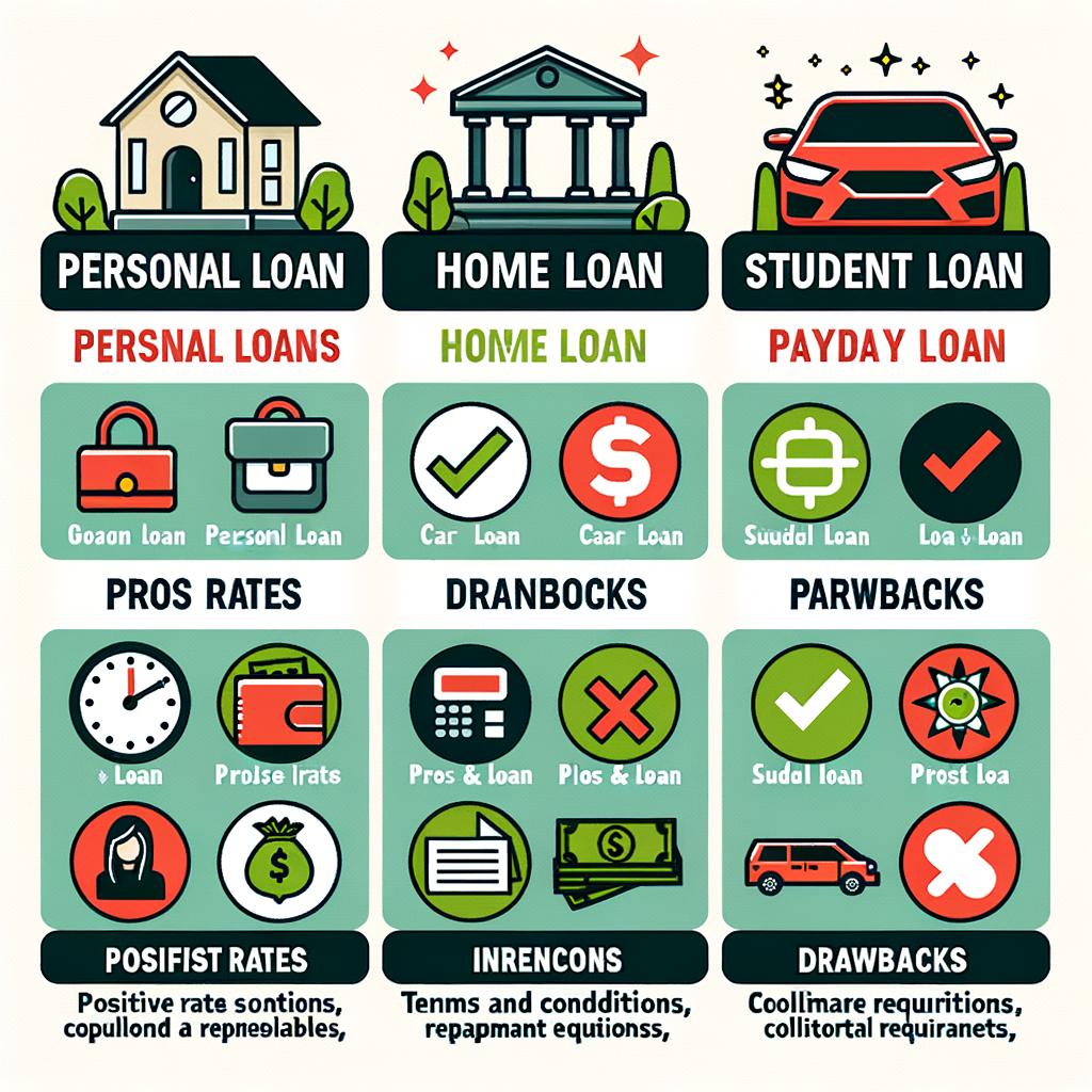 Understanding the Benefits⁣ and Drawbacks‌ of Each Loan⁢ Type