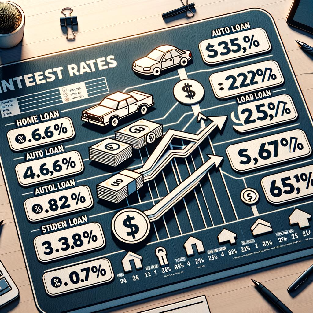 Comparing ⁢Interest Rates Across Various Loan Types